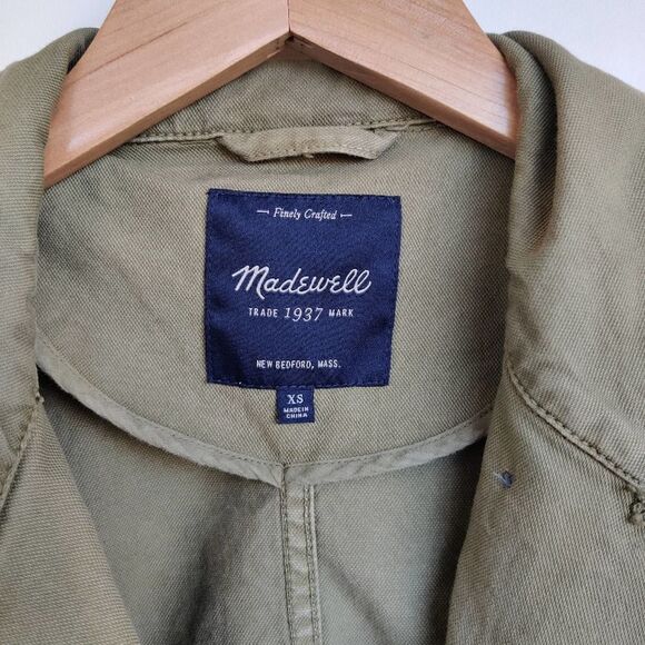 Madewell Outbound Green Utility Jacket Size XS - Picture 9 of 12